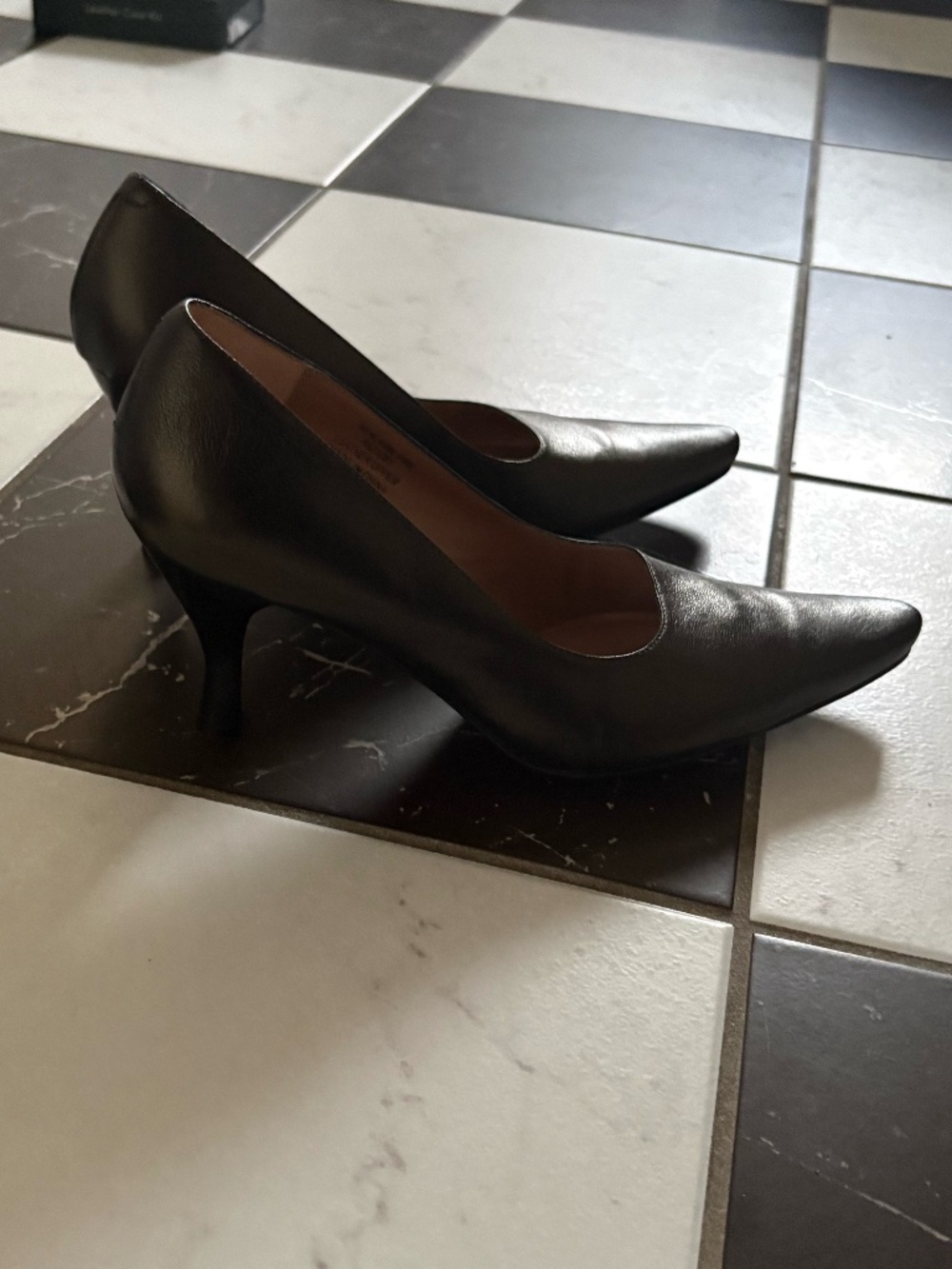 Kenneth Cole New York Women's Size 40 Leather Brown Metallic Heels - Picture 2 of 13